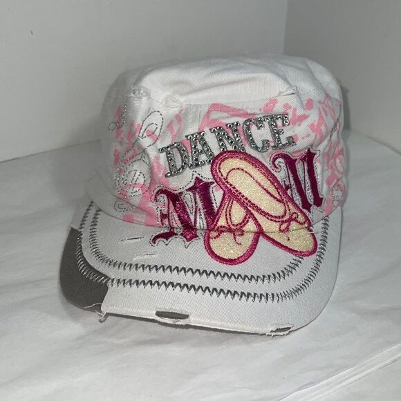 DANCE MOM WHITE CADET CASTRO HAT MILITARY ARMY CAP - Picture 1 of 6